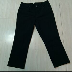 Coldwater Creek black ankle jeans sz 6